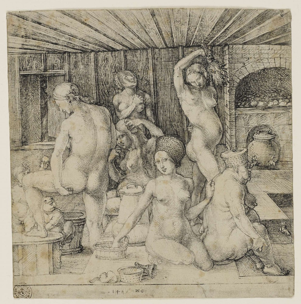 Alemão: Frauenbad O banho das mulheres de Albrecht Dürer