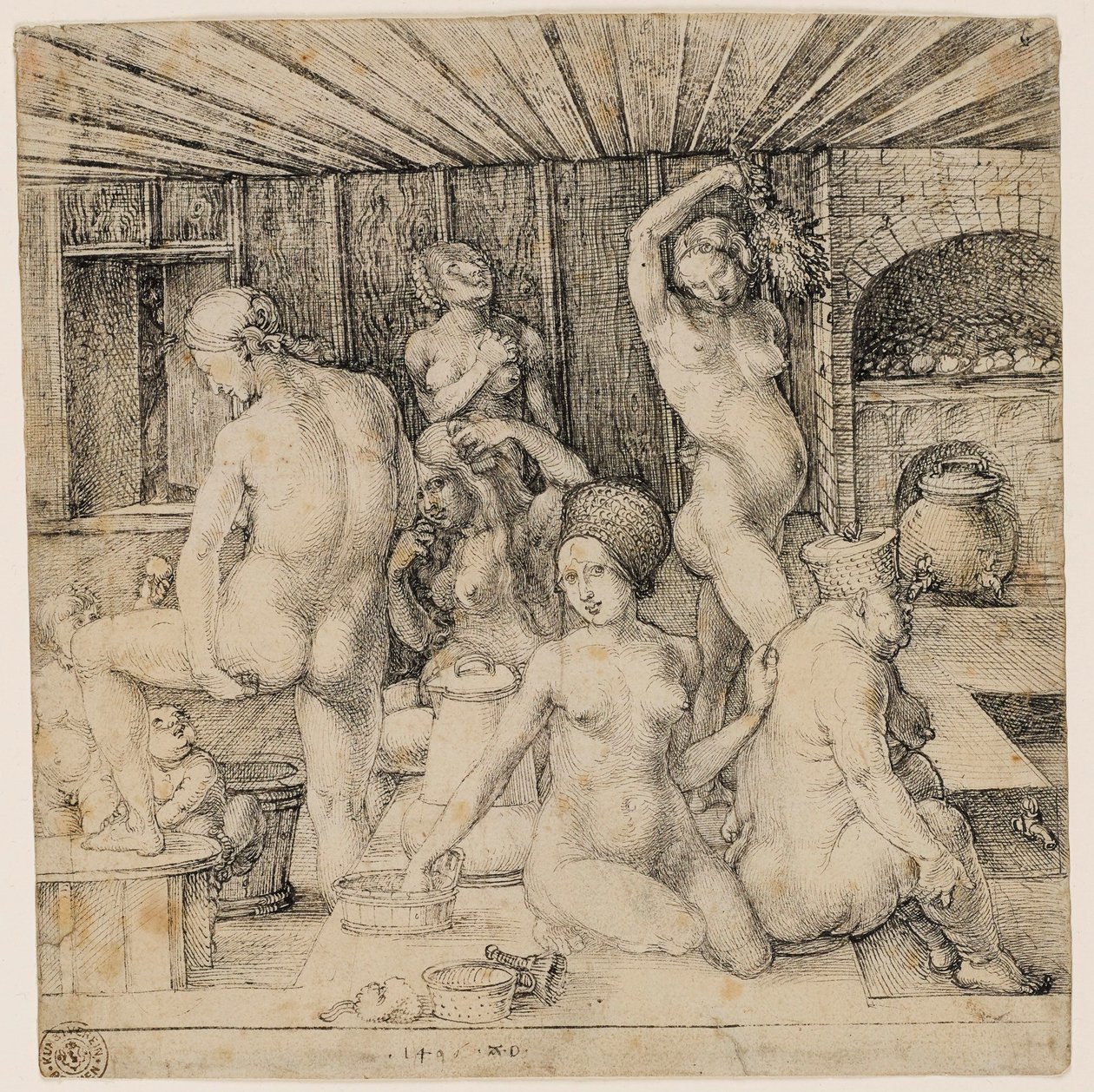 Alemão: Frauenbad Banho para mulheres de Albrecht Dürer