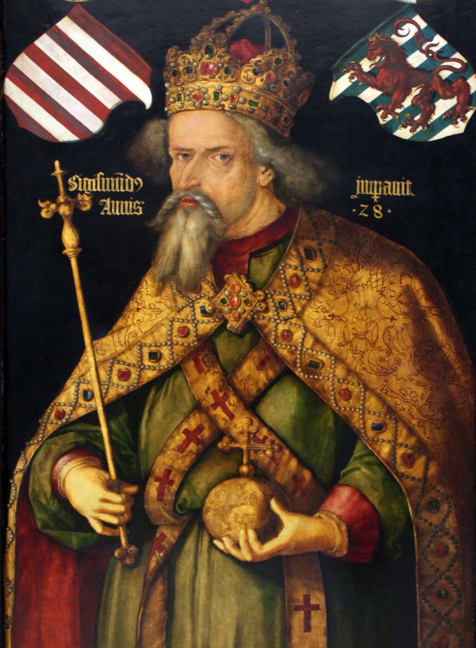 Alemão: Kaiser Sigismund Imperador Sigismund (1368-1437) de Albrecht Dürer