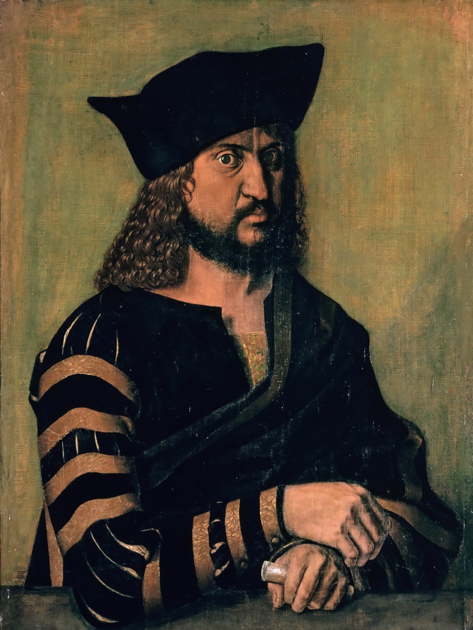 Alemão: Retrato de Frederico, o Sábio, Eleitor da Saxónia Retrato de Frederico III da Saxónia de Albrecht Dürer