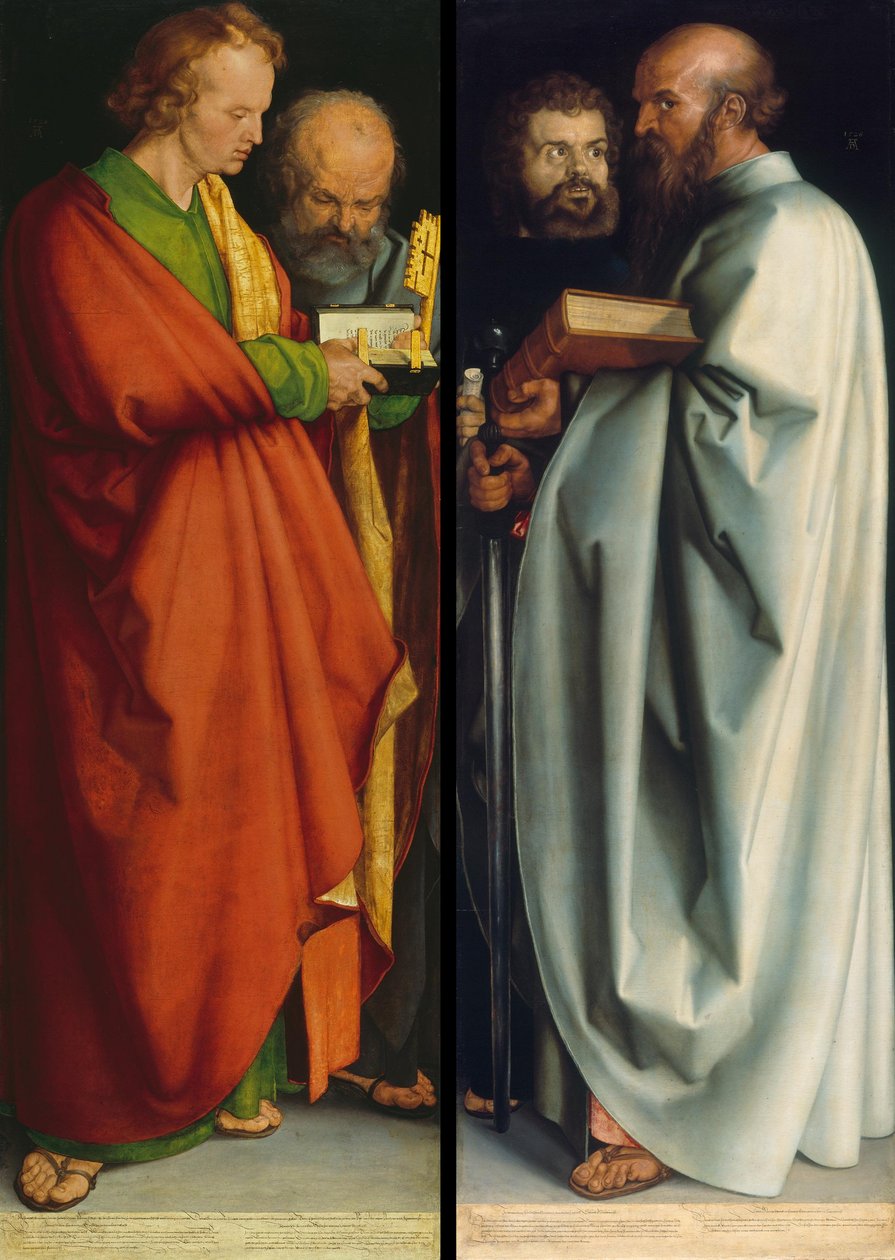 Alemão: Vier Apostel Os Quatro Apóstolos de Albrecht Dürer