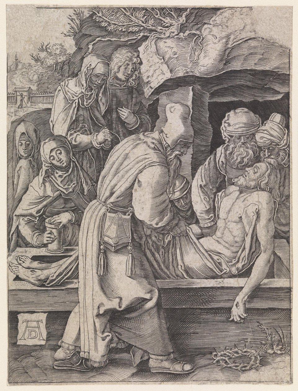 Sepultamento de Cristo de Albrecht Dürer