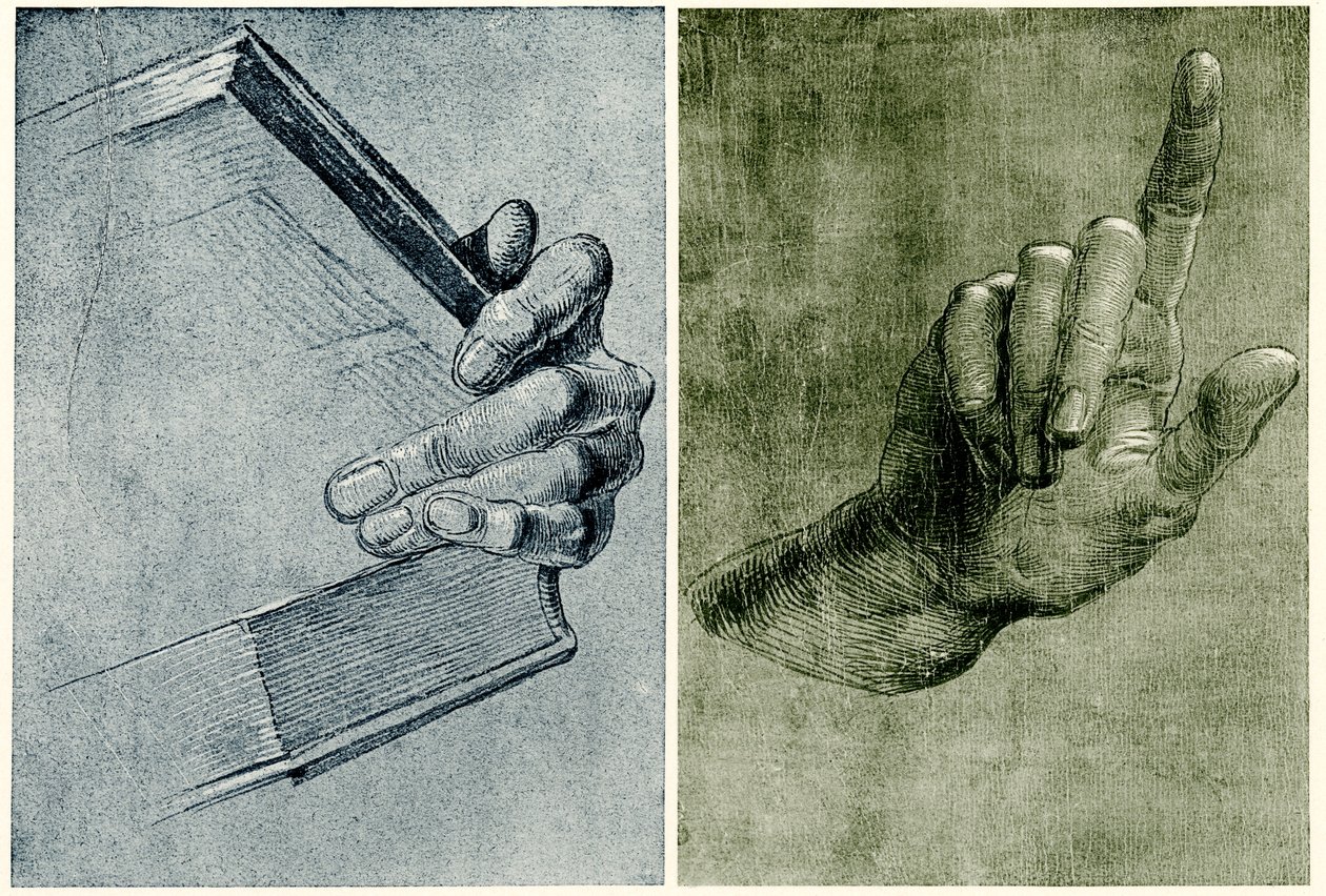 Mão, livro de Albrecht Dürer