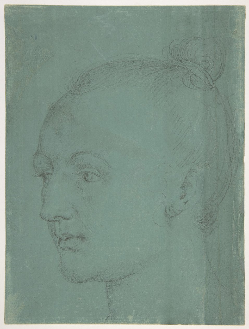 Cabeça de uma jovem mulher de Albrecht Dürer