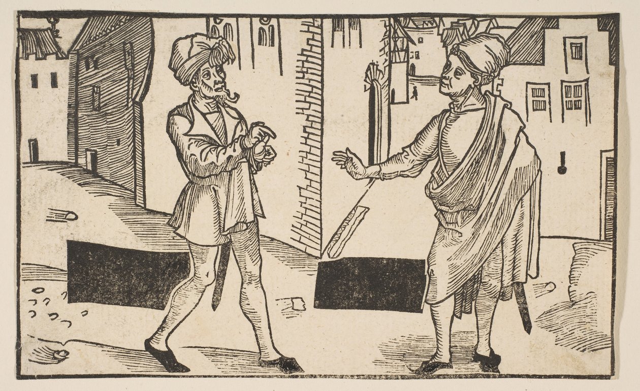 Hecyra, de The Comedie of Terence, reimpressão do século XIX.n.d. de Albrecht Dürer