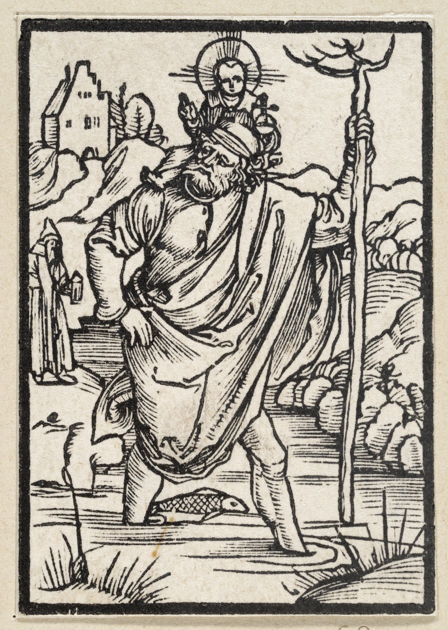 São Cristóvão (63 cenas religiosas) de Albrecht Dürer