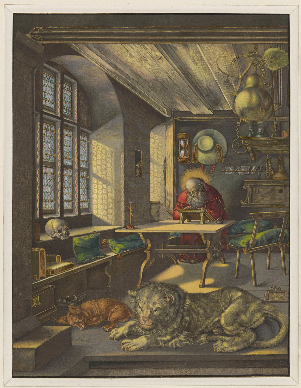 São Jerónimo no retábulo de Albrecht Dürer