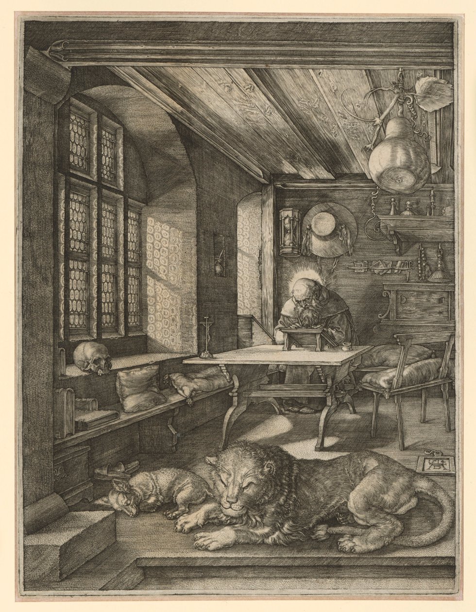 São Jerónimo no seu estúdio de Albrecht Dürer