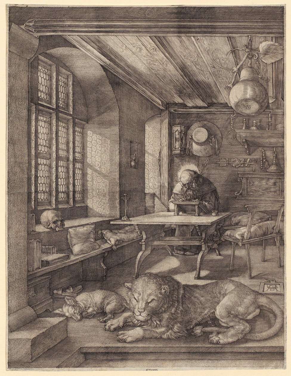 São Jerónimo no retábulo de Albrecht Dürer