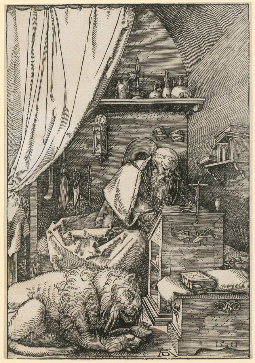 São Jerónimo na sua cela de Albrecht Dürer