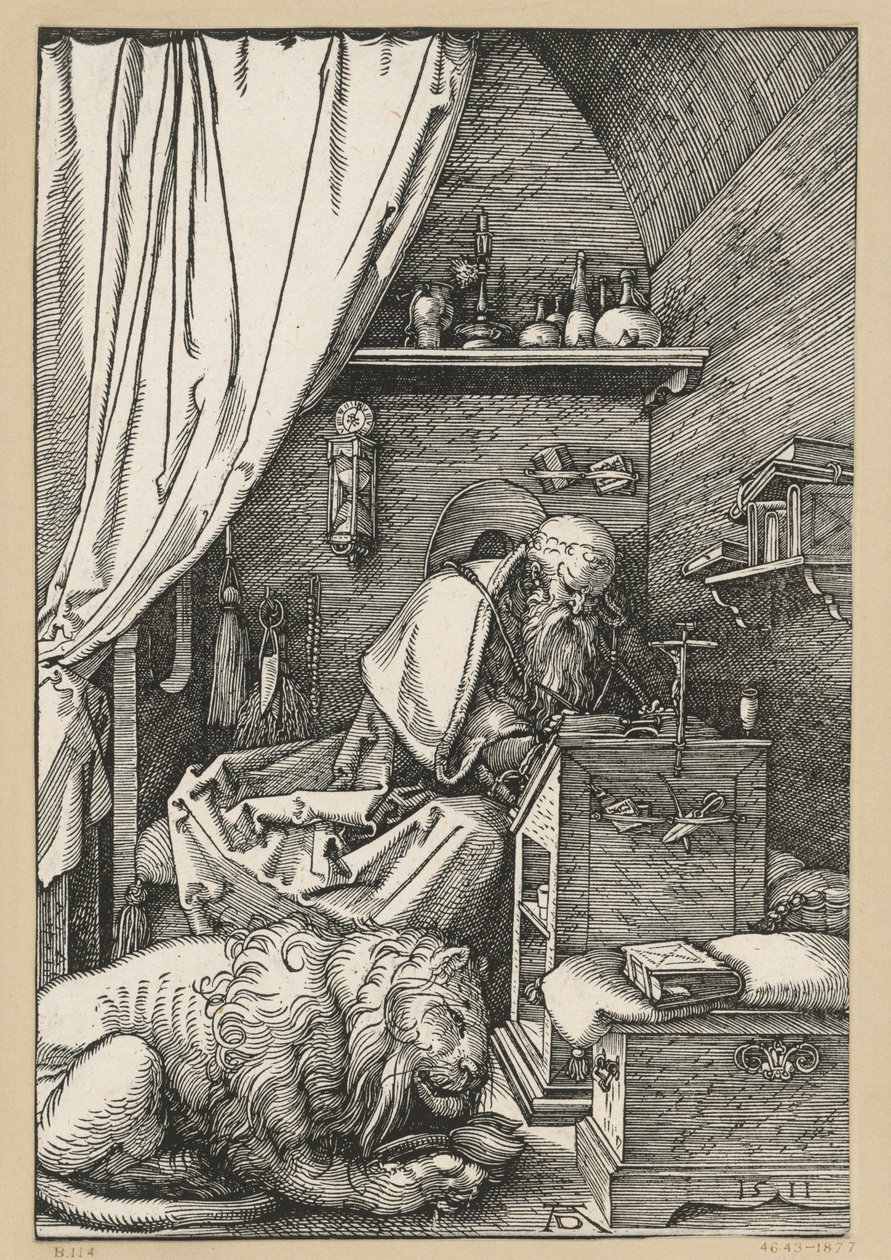 São Jerónimo na sua cela de Albrecht Dürer