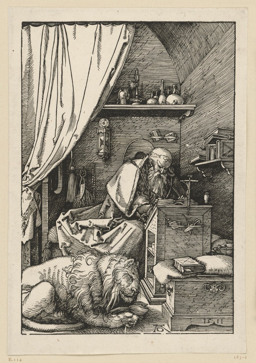 São Jerónimo na sua cela de Albrecht Dürer