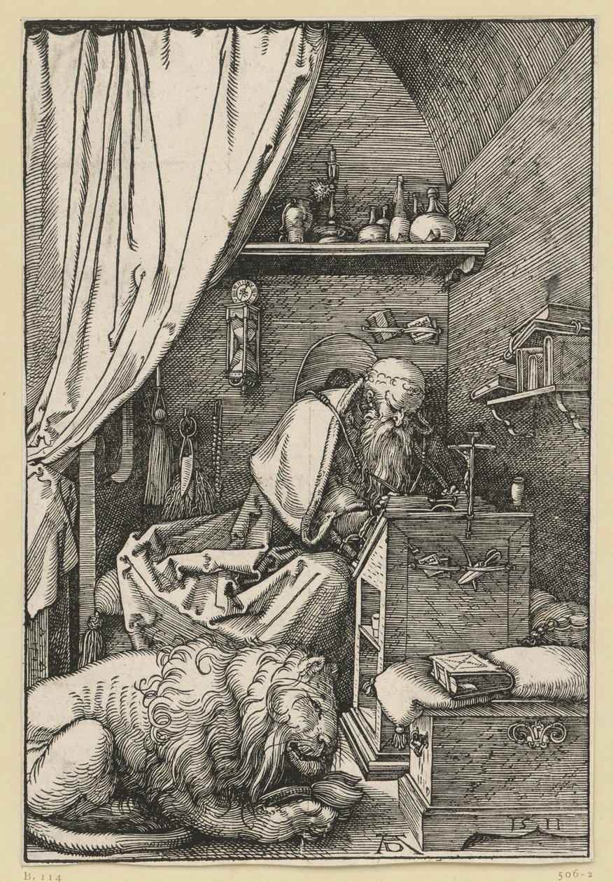 São Jerónimo na sua cela de Albrecht Dürer