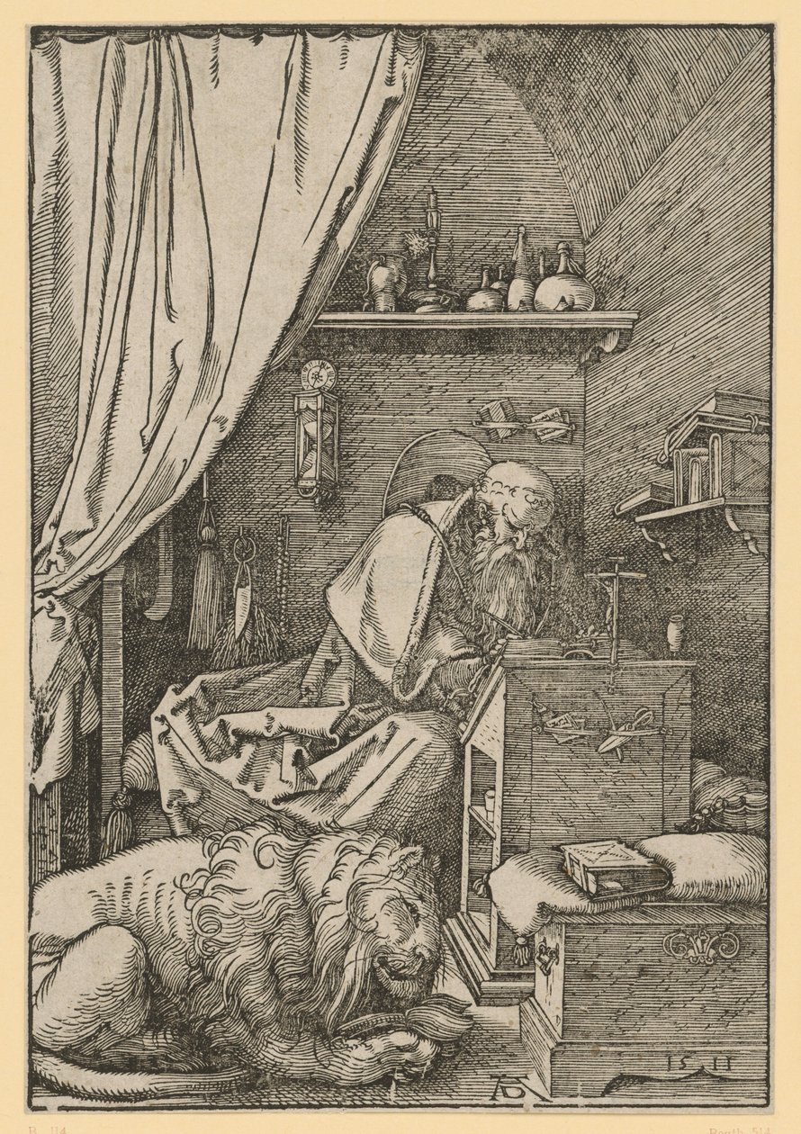 São Jerónimo na sua cela de Albrecht Dürer