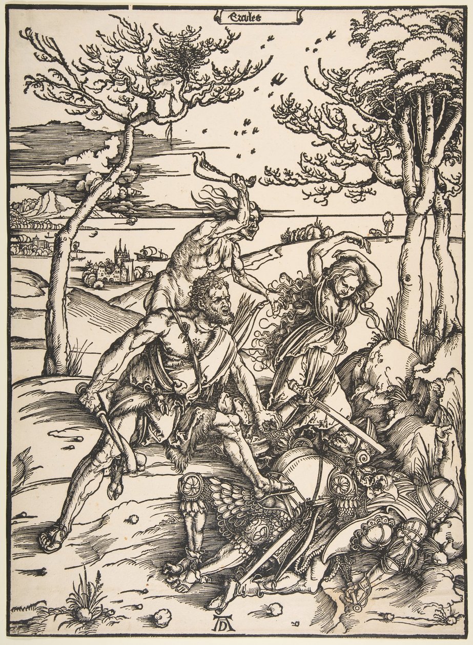 Hércules e Cacus.nd de Albrecht Dürer