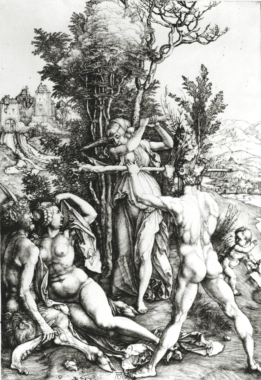 Hércules no cruzamento, 1498 de Albrecht Dürer