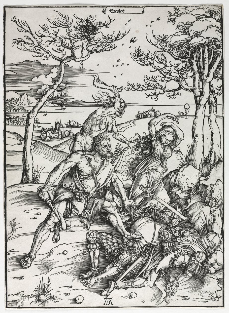 Hércules, c. 1496-1497. de Albrecht Dürer
