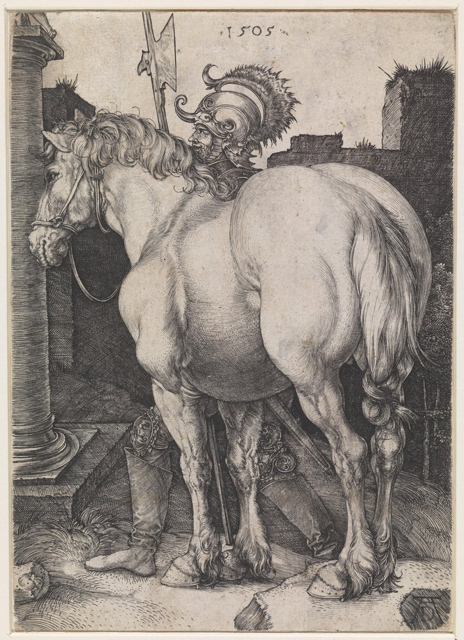 O cavalo grande de Albrecht Dürer