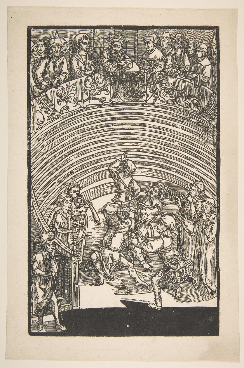 Ilustração da Comédia de Terence, reimpressão do século XIX. de Albrecht Dürer