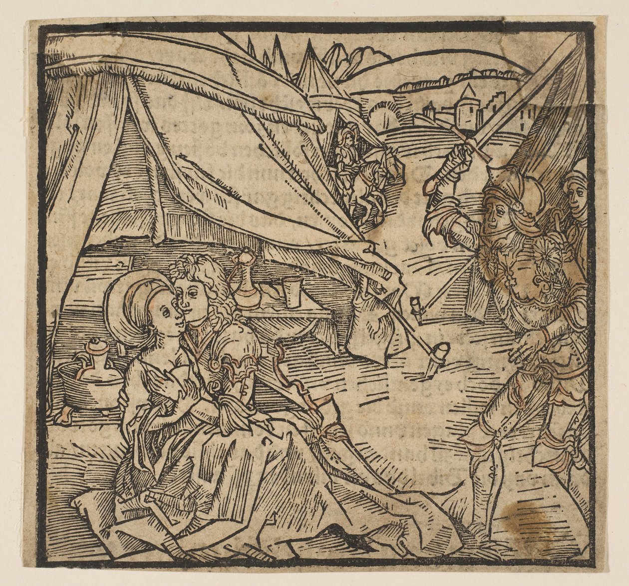 Ilustração do Ritter von Turn, 1493.nd de Albrecht Dürer