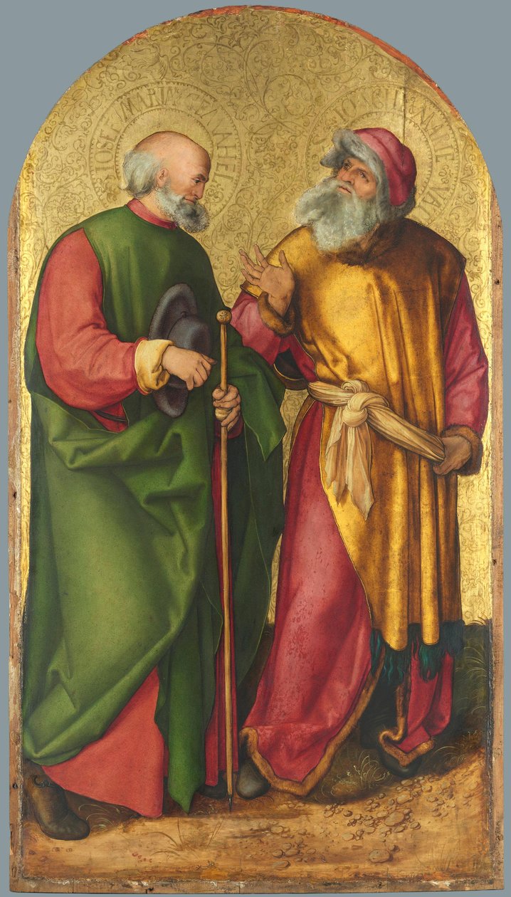 Retábulo Jabach: santos José e Joaquim de Albrecht Dürer