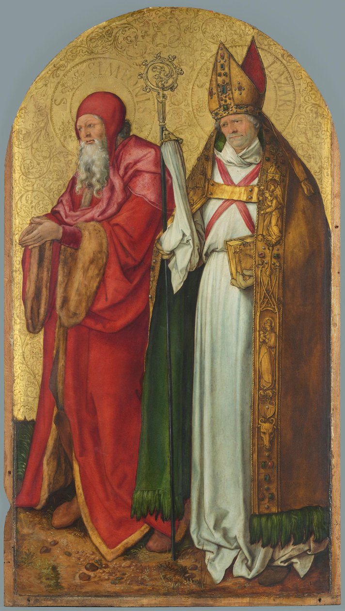 Retábulo Jabach: santos Simeão e Lázaro de Albrecht Dürer