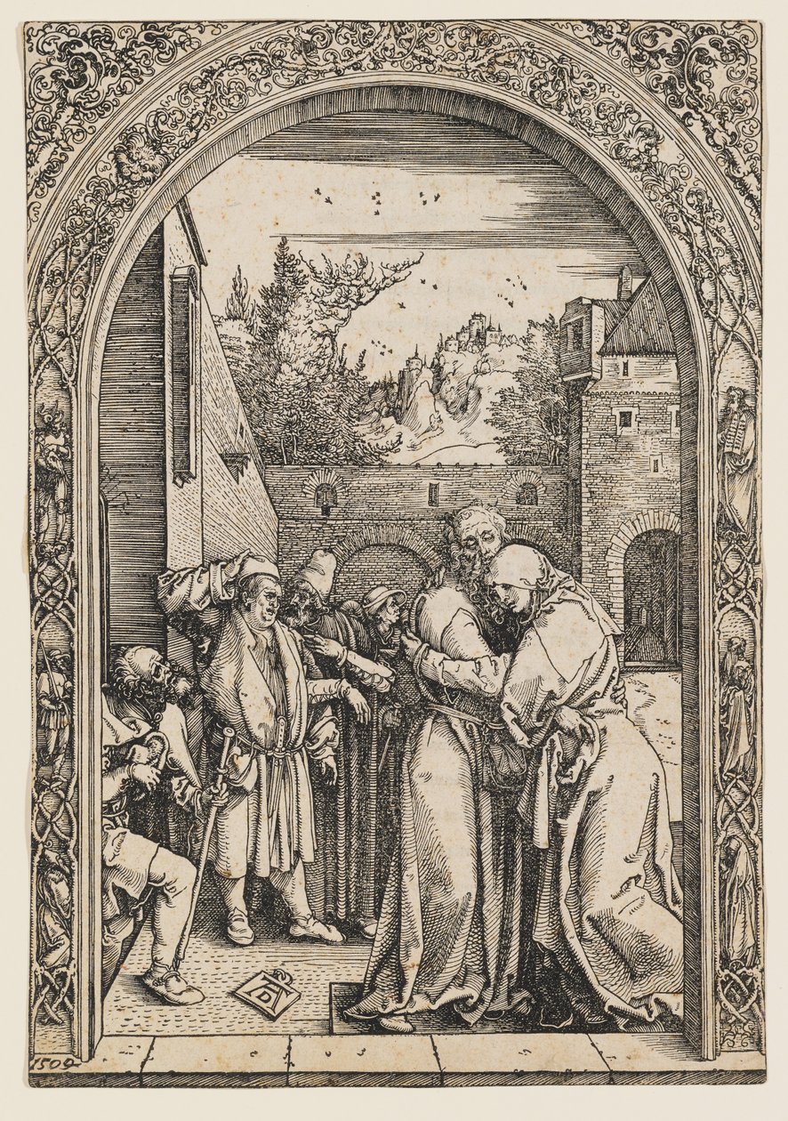 Joaquim e Ana na Porta Dourada de Albrecht Dürer