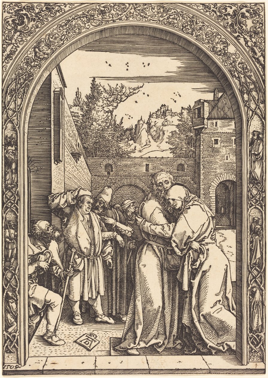 Joaquim e Ana na Porta Dourada de Albrecht Dürer