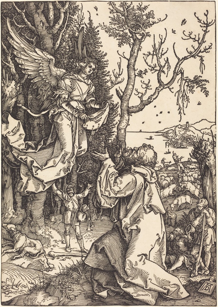 Joaquim e o anjo de Albrecht Dürer