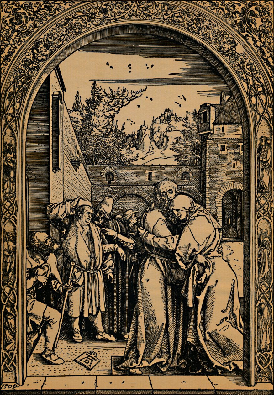 Joachim e Anna, 1504. de Albrecht Dürer