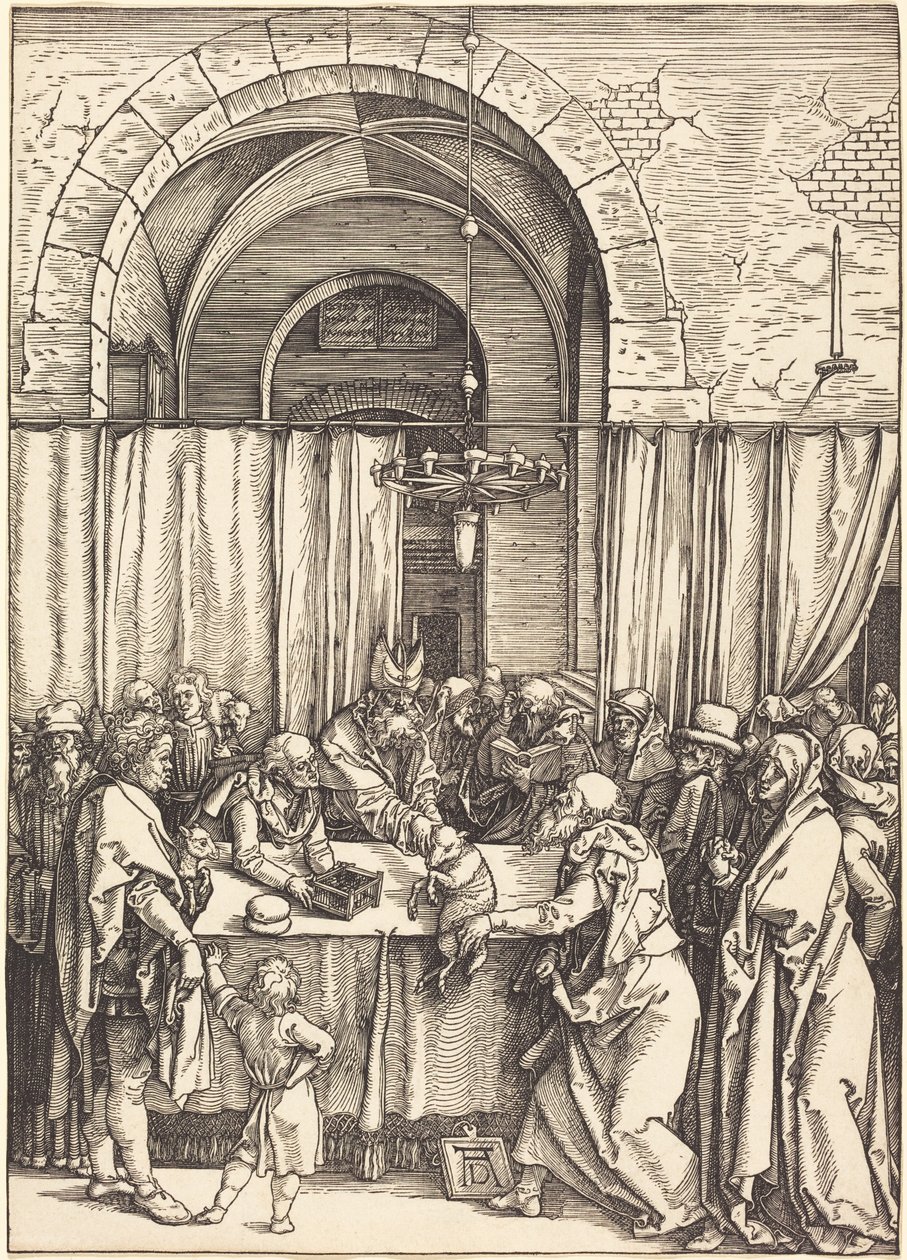A oferta de Joaquim rejeitada de Albrecht Dürer