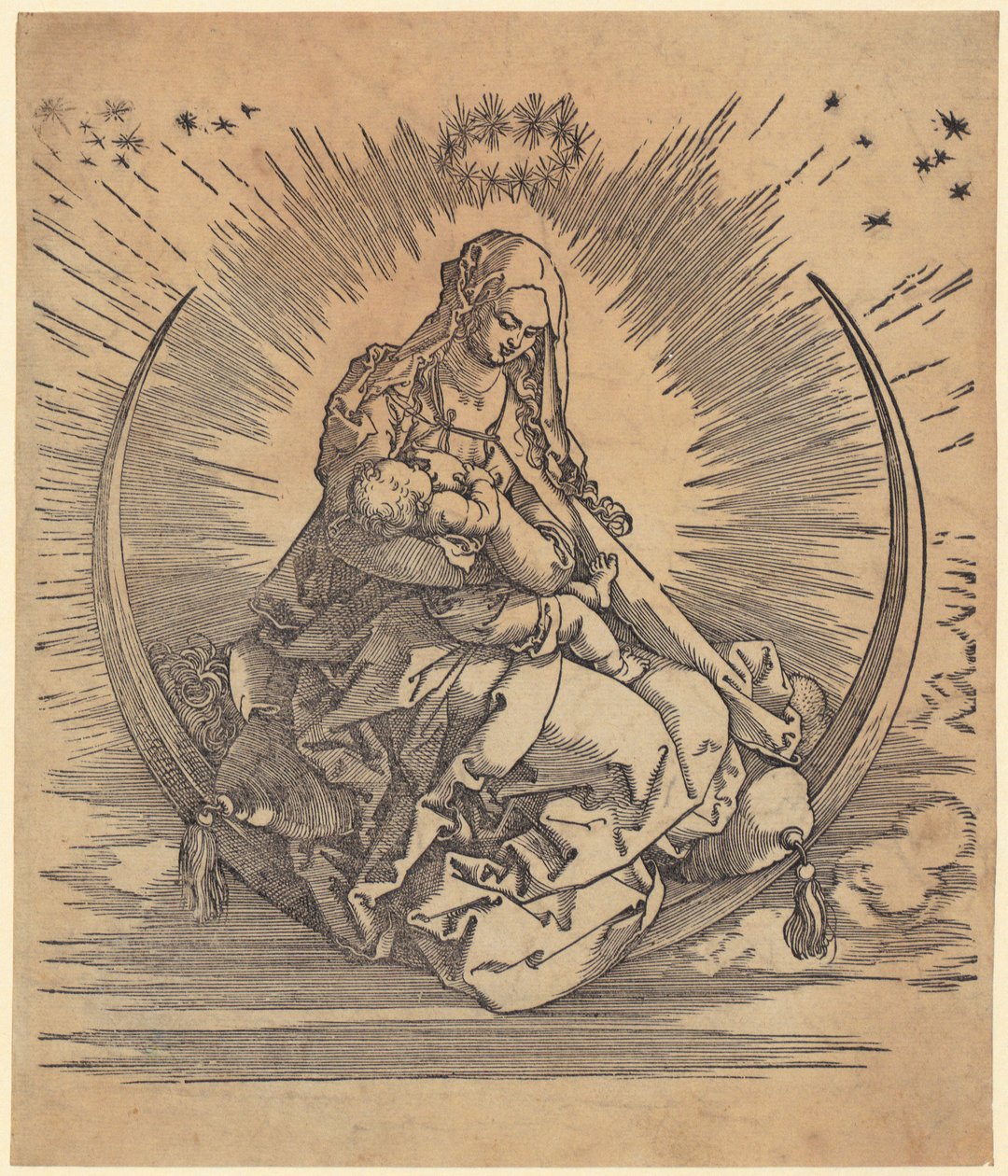 O sacrifício de Joaquim é rejeitado pelo Sumo Sacerdote, prancha 2 da série «A Vida da Virgem» de Albrecht Dürer