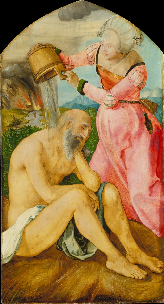 Job no monte de estrume de Albrecht Dürer