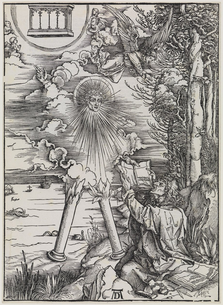 Johannes, a devorar o livro / O «Anjo Forte» de Albrecht Dürer