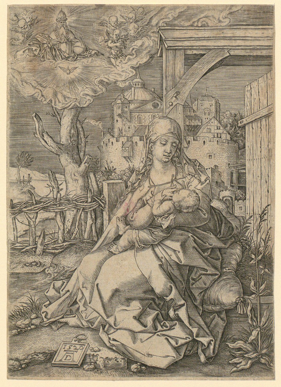 Virgem com o Menino de Albrecht Dürer