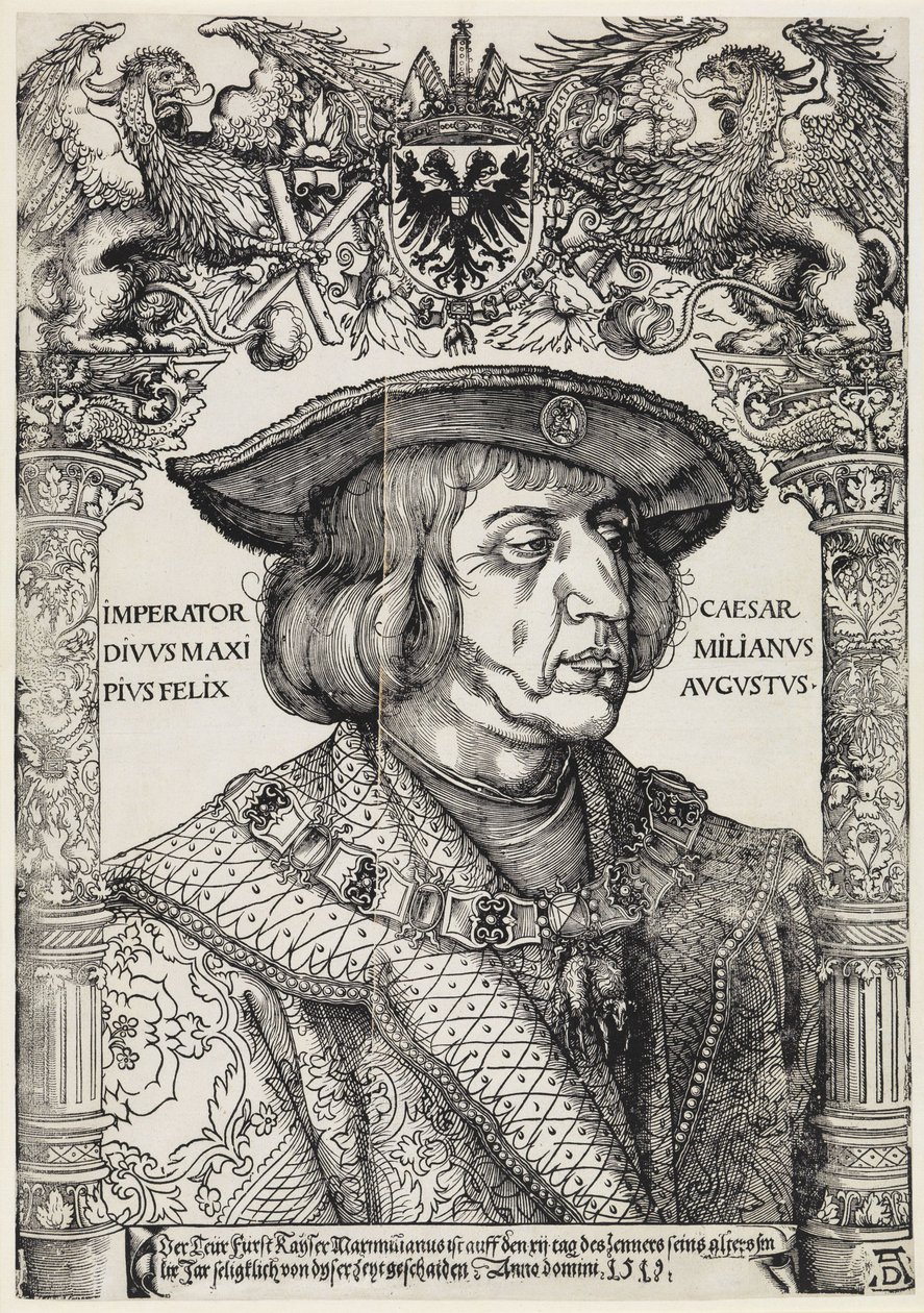 Imperador Maximiliano I de Albrecht Dürer