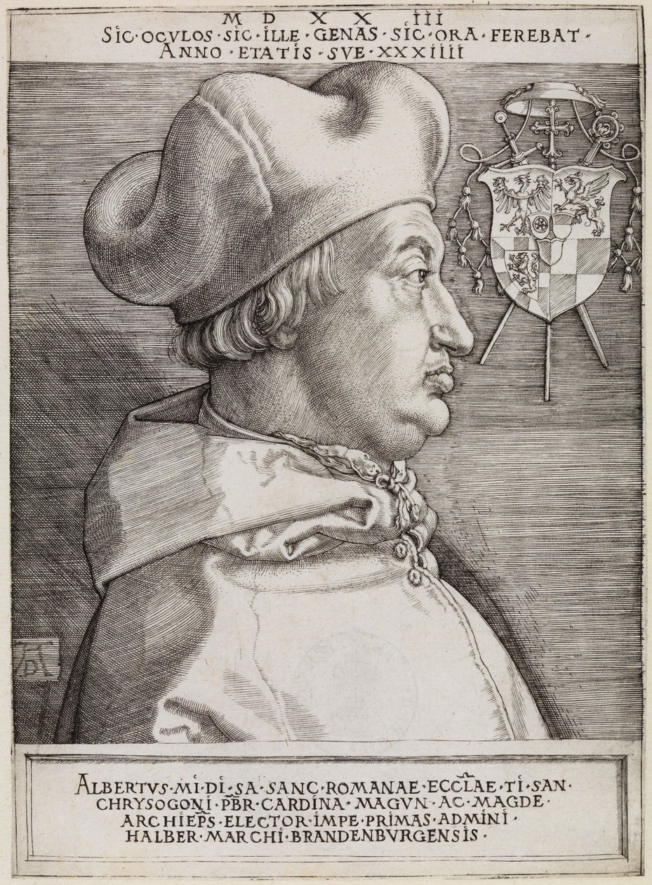 Cardeal Albrecht de Brandemburgo (O Grande Cardeal) de Albrecht Dürer