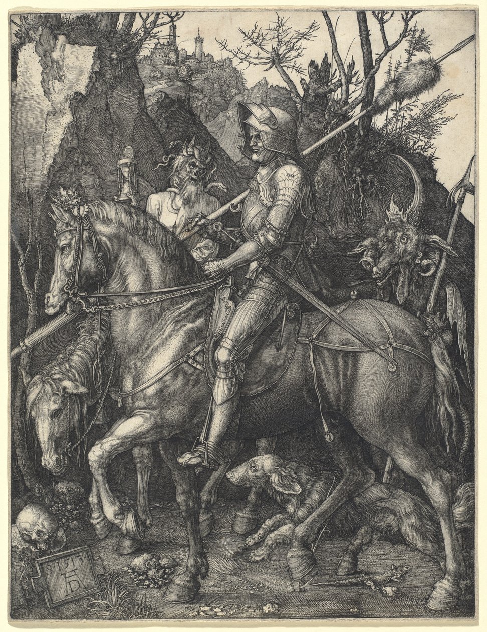 Cavaleiro, Morte e Diabo de Albrecht Dürer