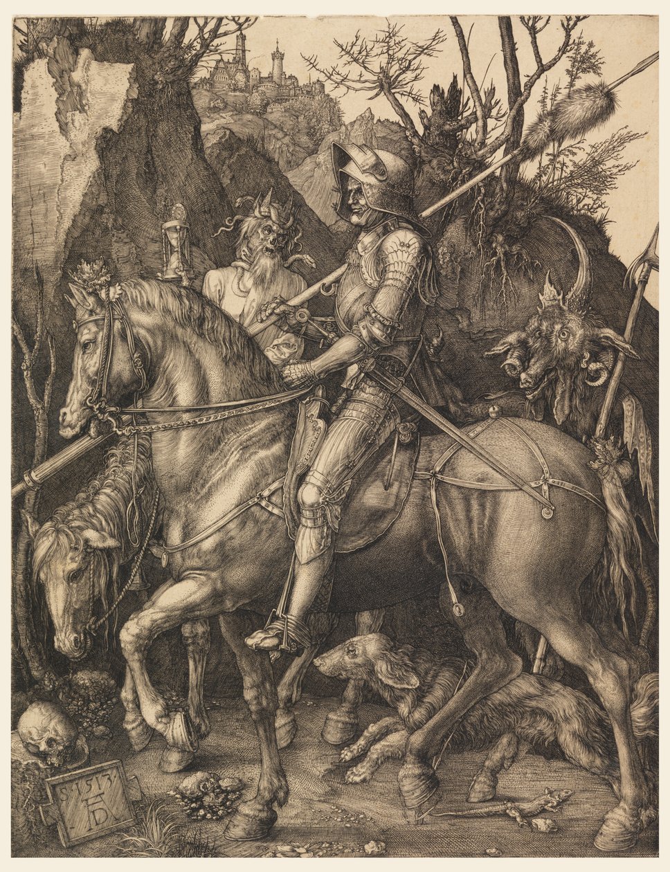 Cavaleiro, Morte e o Diabo de Albrecht Dürer