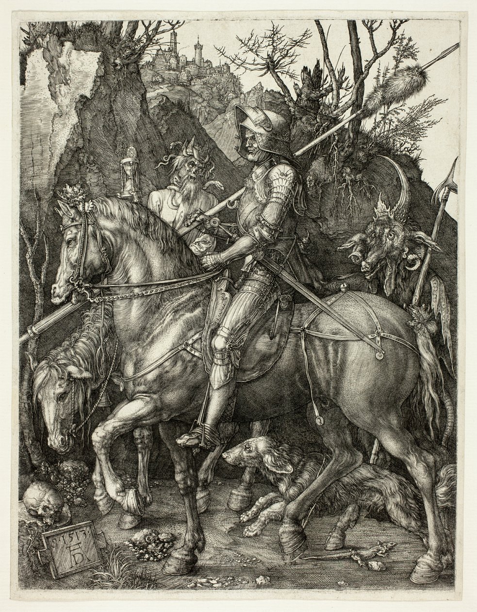 Cavaleiro, Morte e o Diabo de Albrecht Dürer