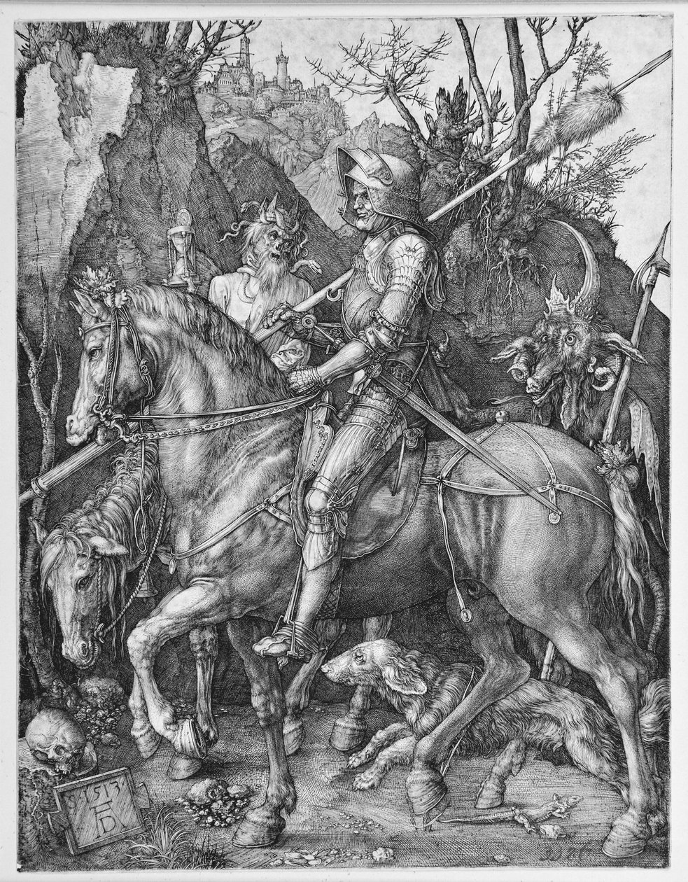 O Cavaleiro, a Morte e o Diabo de Albrecht Dürer
