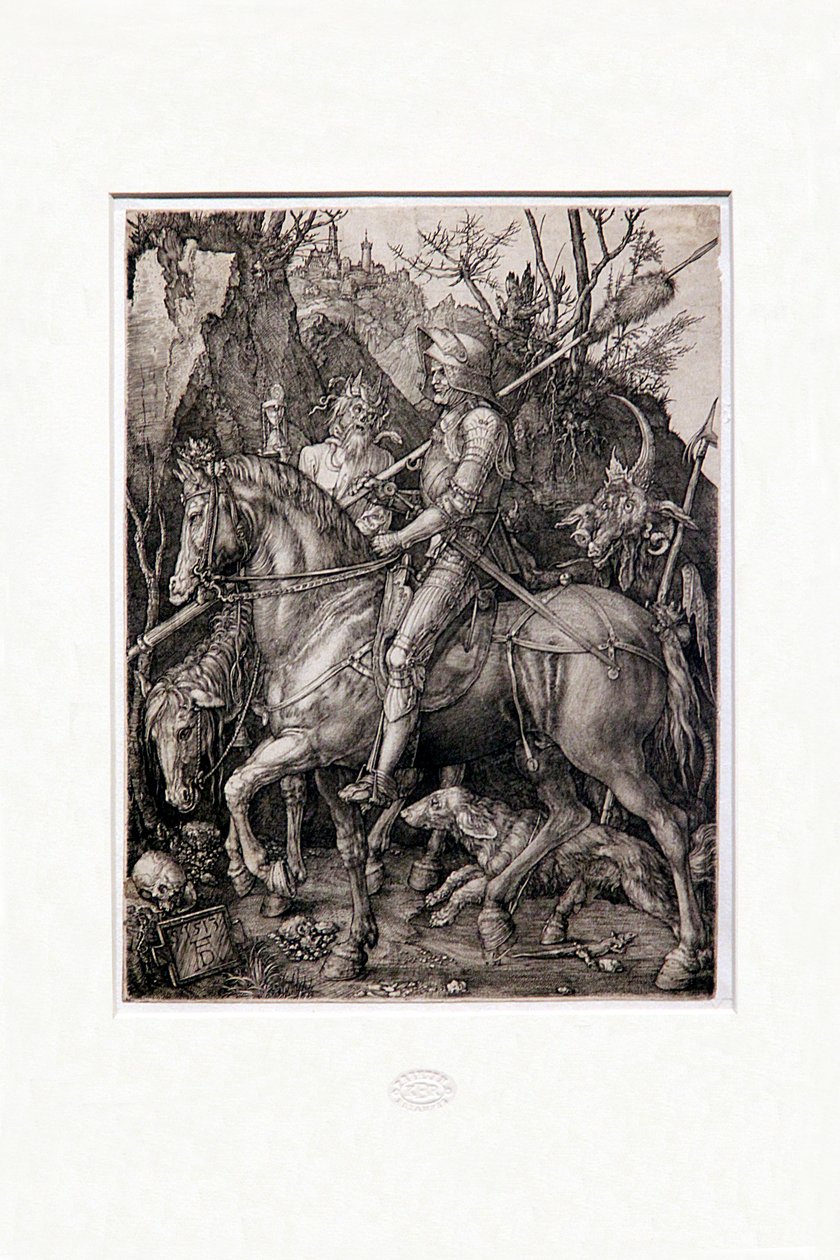 O Cavaleiro, a Morte e o Diabo de Albrecht Dürer