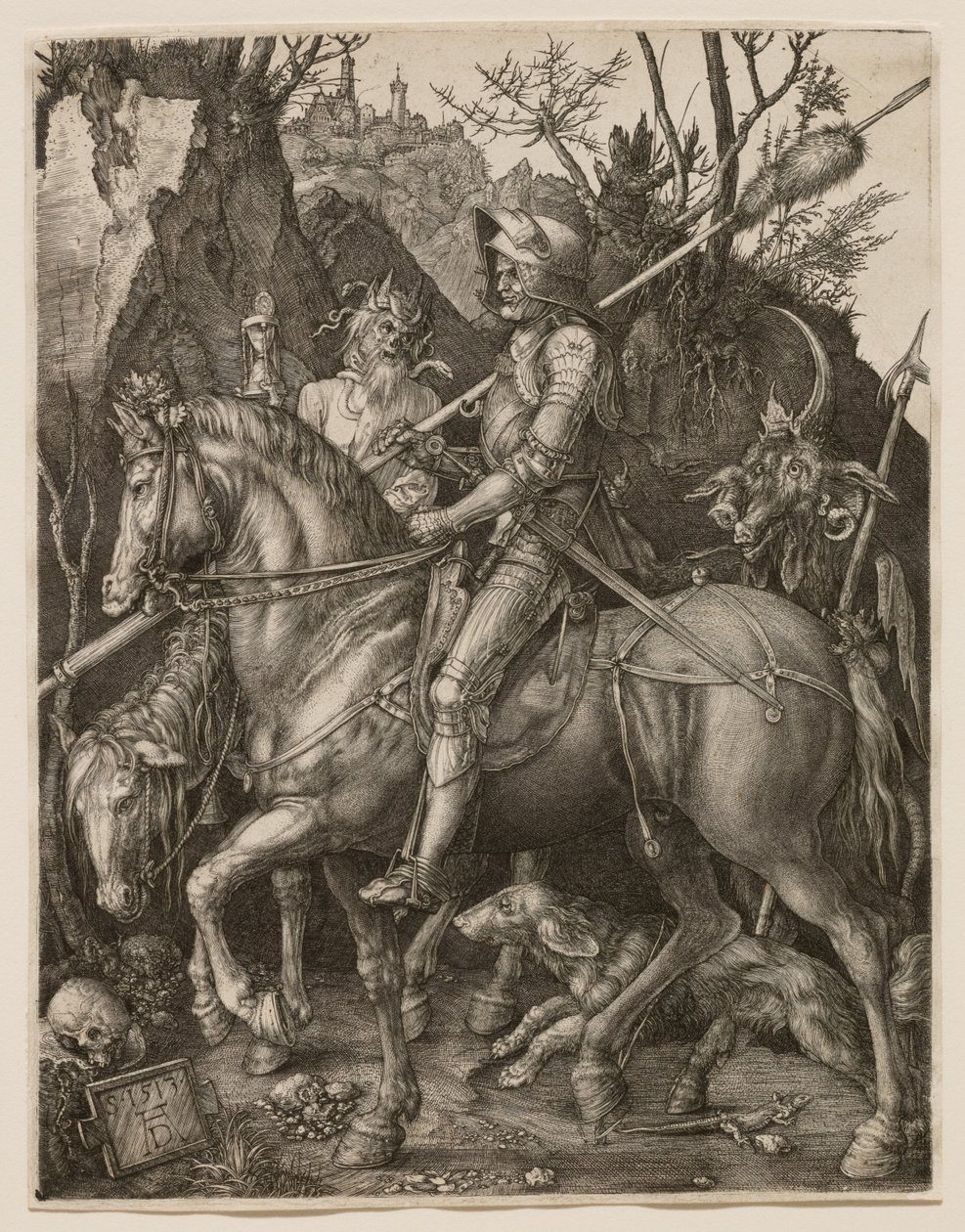 O Cavaleiro, a Morte e o Diabo de Albrecht Dürer