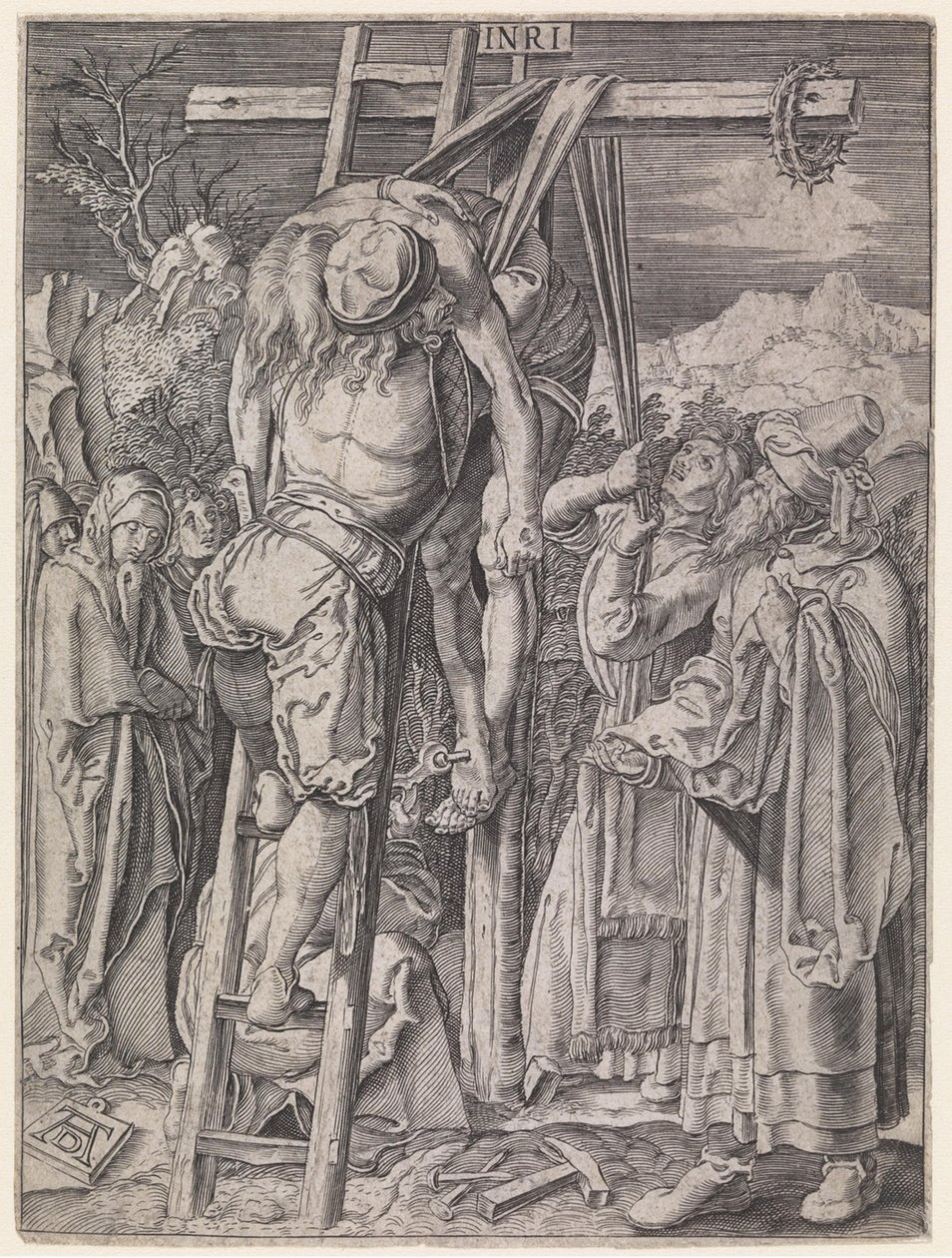 Descida de Cristo da cruz de Albrecht Dürer