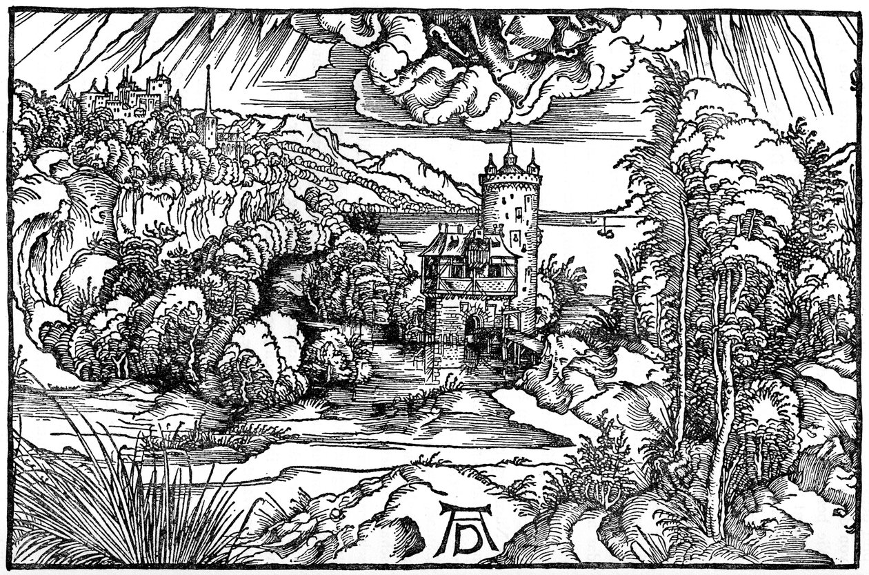 Paisagem, 1498, 1936 de Albrecht Dürer