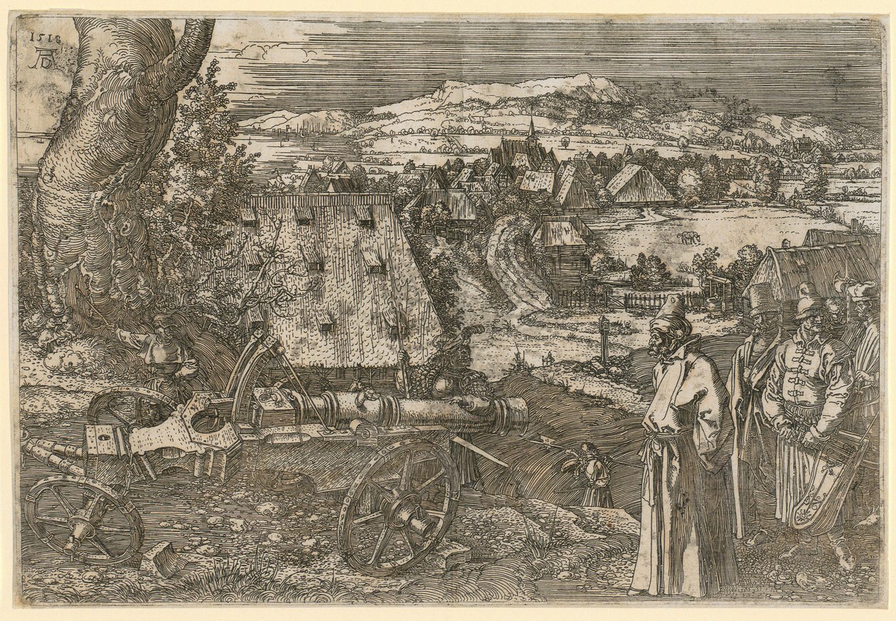 Paisagem com canhão de Albrecht Dürer