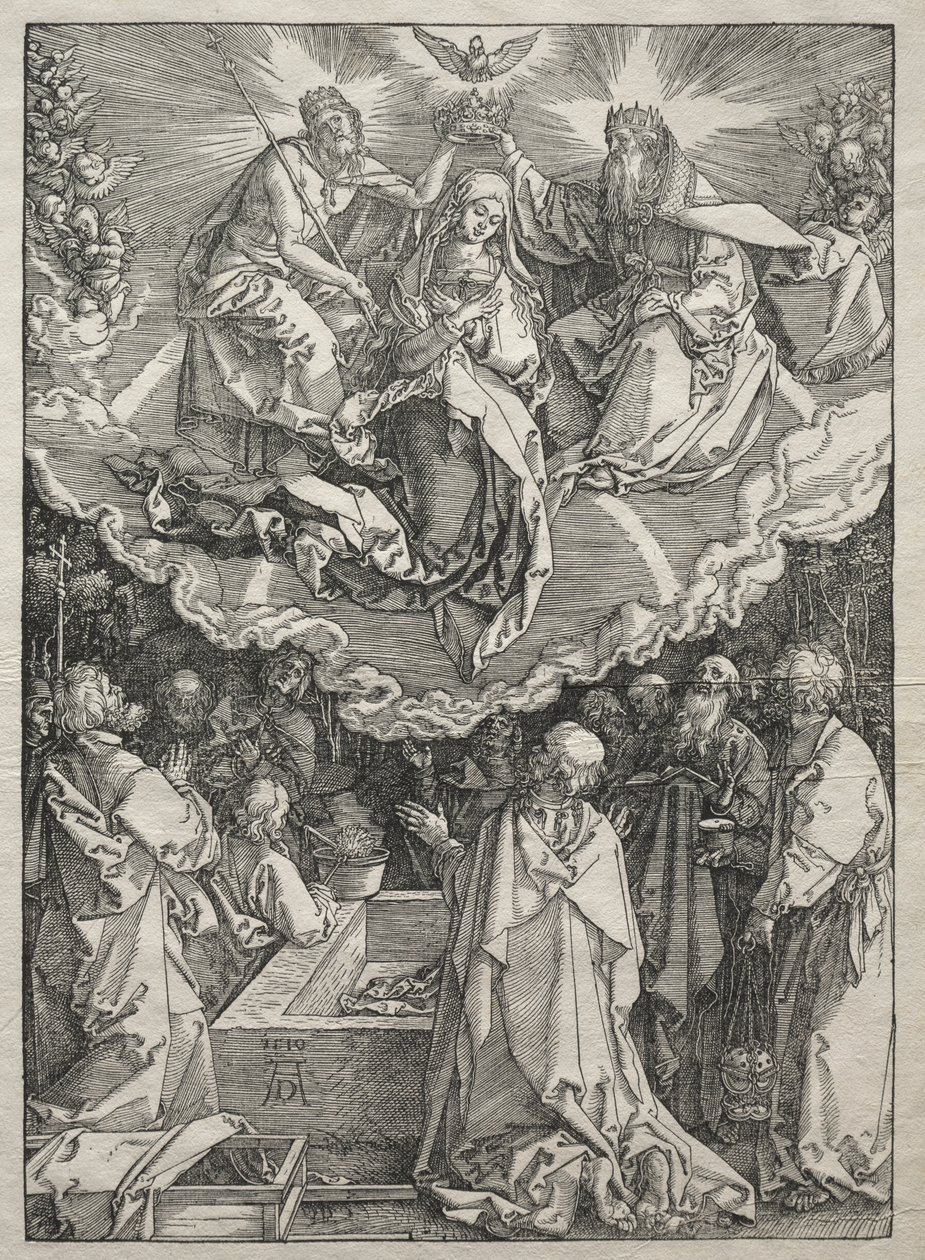Vida da Virgem: Assunção da Virgem, 1504-1505. de Albrecht Dürer