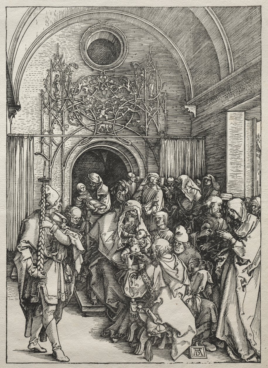 Vida da Virgem: A circuncisão de Albrecht Dürer