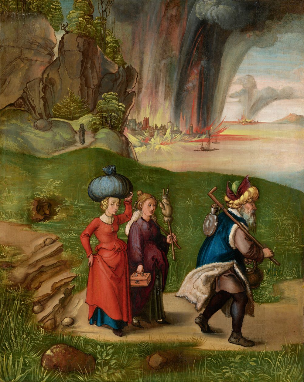 Ló e Suas Filhas [reverso] de Albrecht Dürer