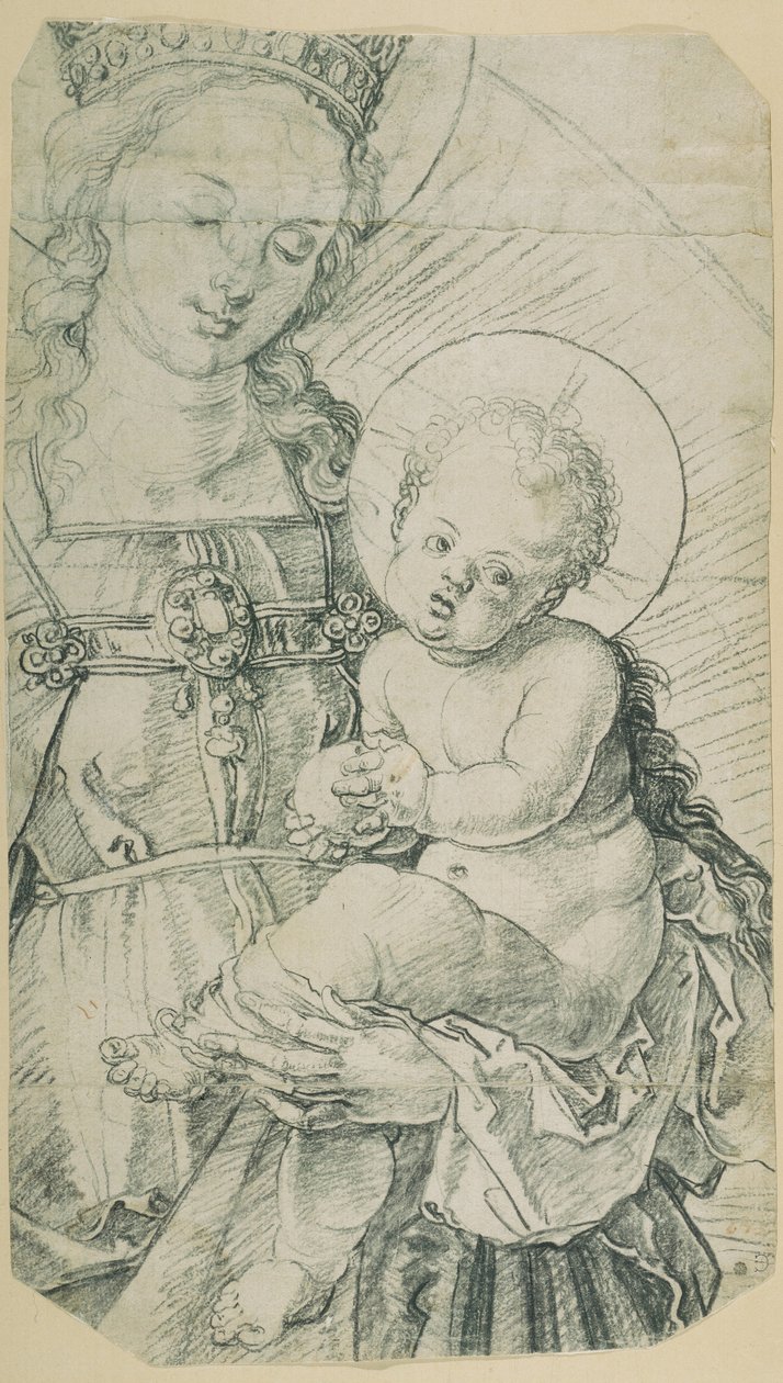 Madonna e Criança, 1514 de Albrecht Dürer